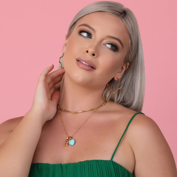 Carisma Roberta's Carisma Logo Oversized Hoop Earring Set