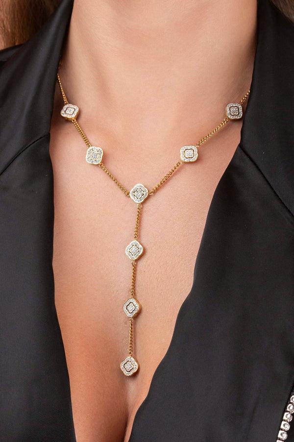 Carisma Rossi's Crystal Iconic Hoop Earrings & Drop Necklace Gift Set