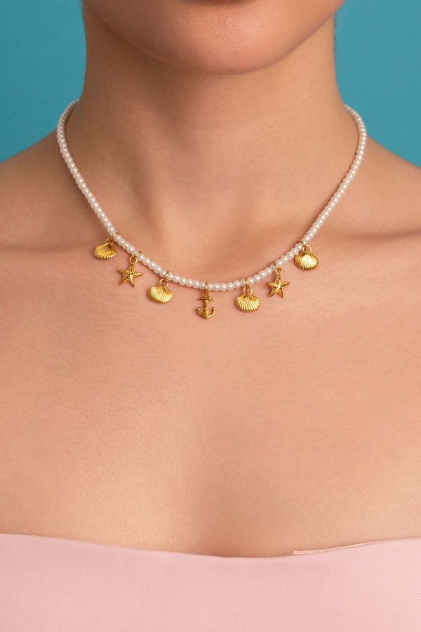 Carisma Saltwater Stories Necklace & Sea Star Drop Earrings Gift Set