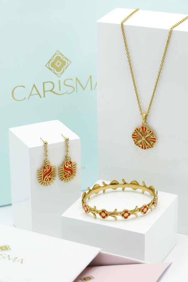 carisma San Bastjan Pendant Pompej Bangle & Sant' Elena Earrings Gift Set