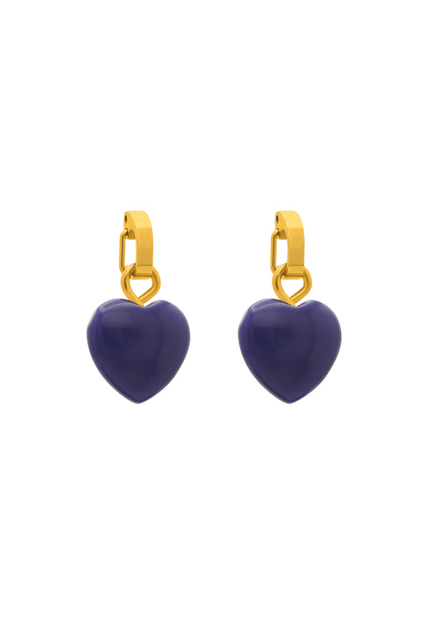 carisma September Heart Birthstone Pendant Earring Set