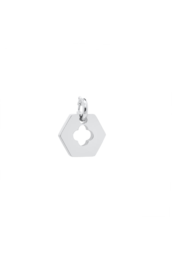 Carisma Silver Carisma Hexagon & Letter Pendant Gift Set