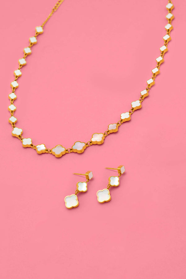 carisma Sofia Perla Stud Earring Set & Necklace Gift Set