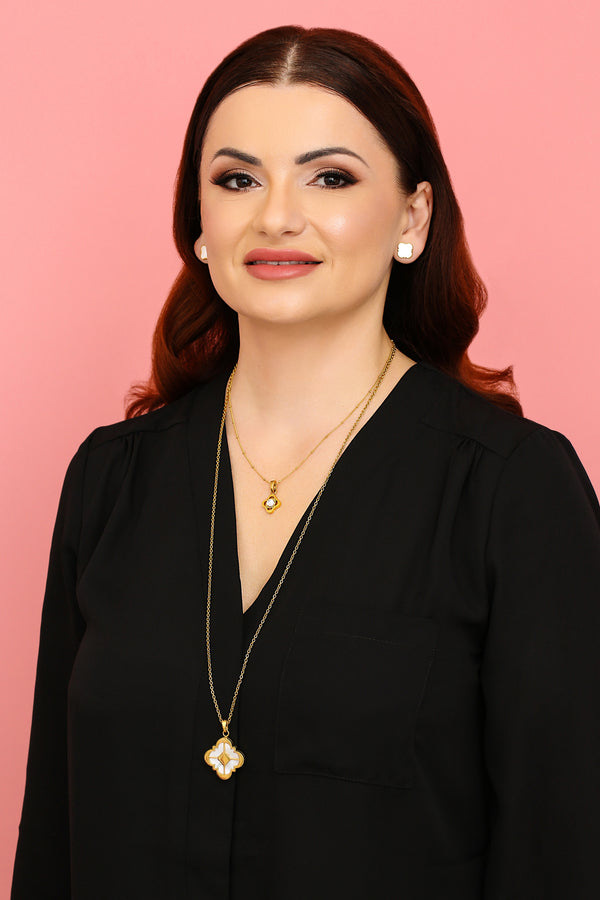 Carisma Stone Station Locket Stones - White Mother Of Pearl