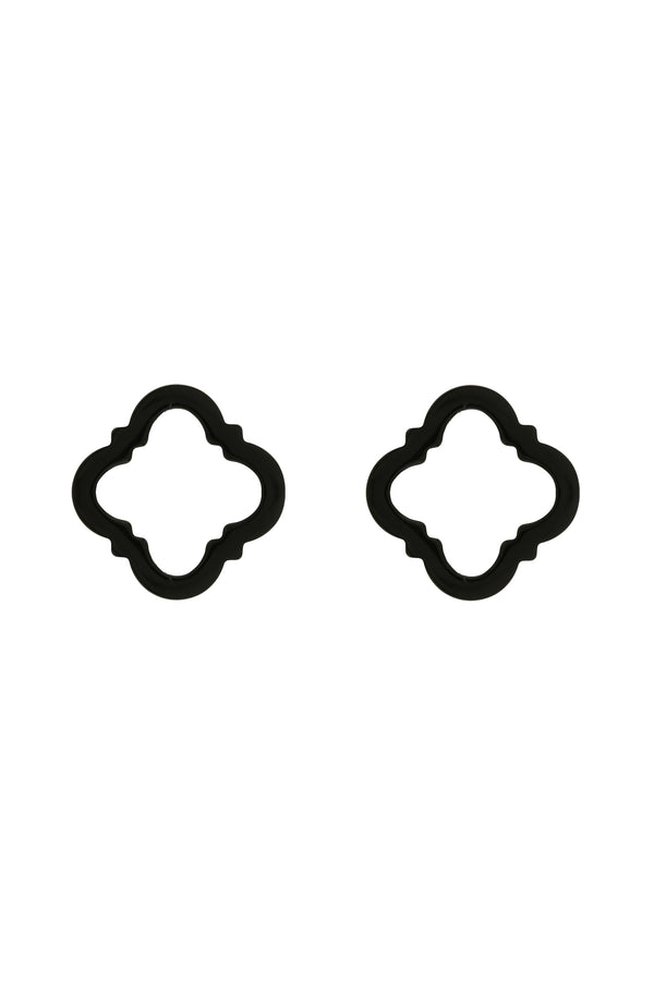 carisma Stone Station Obsidian Carisma Logo Earring Stone