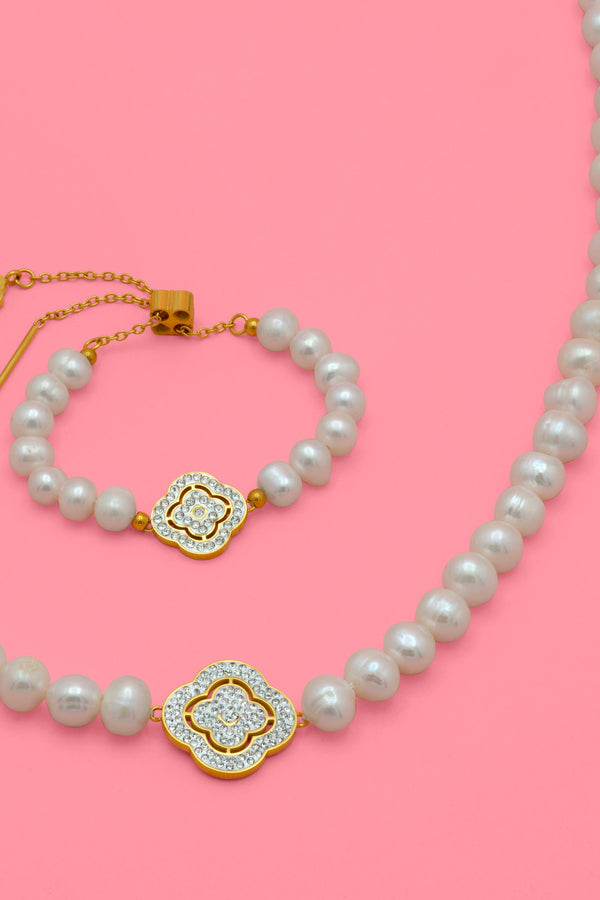 carisma Sue's Freshwater Pearl Bracelet & Choker Gift Set