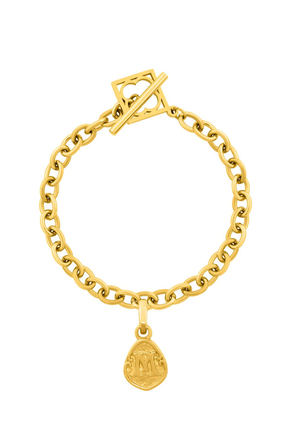 Carisma Tberfil Letter Pendant Charm Bracelet Gift Set