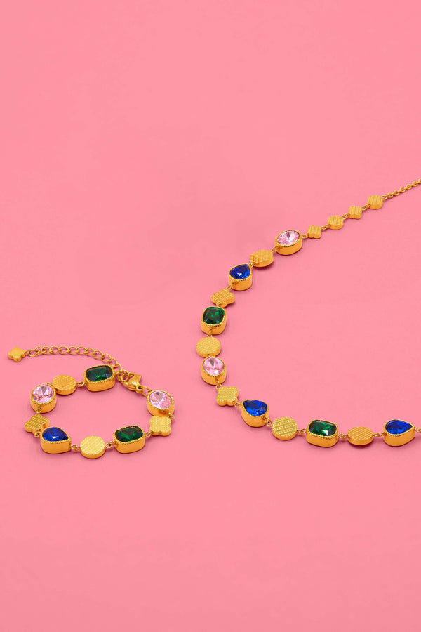 carisma Victoria’s Crown Necklace & Bracelet Gift Set