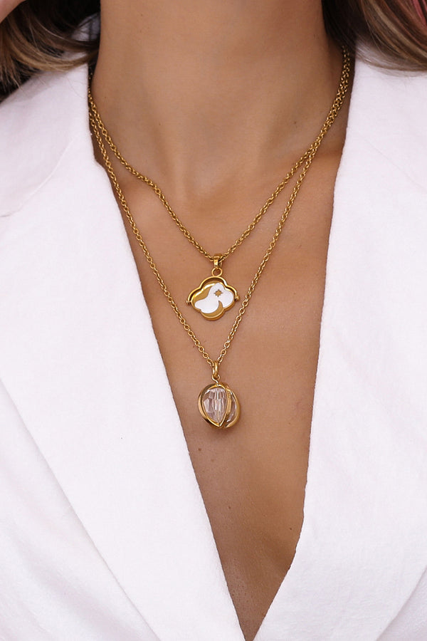 Carisma "Wettaq Il-Ħolm" Mother Of Pearl Engravable Pendant