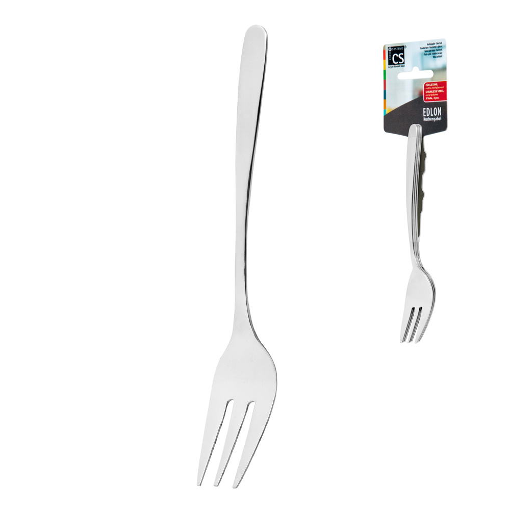 carl schmidt sohn EDLON Stainless Steel Cake Fork 3-pk
