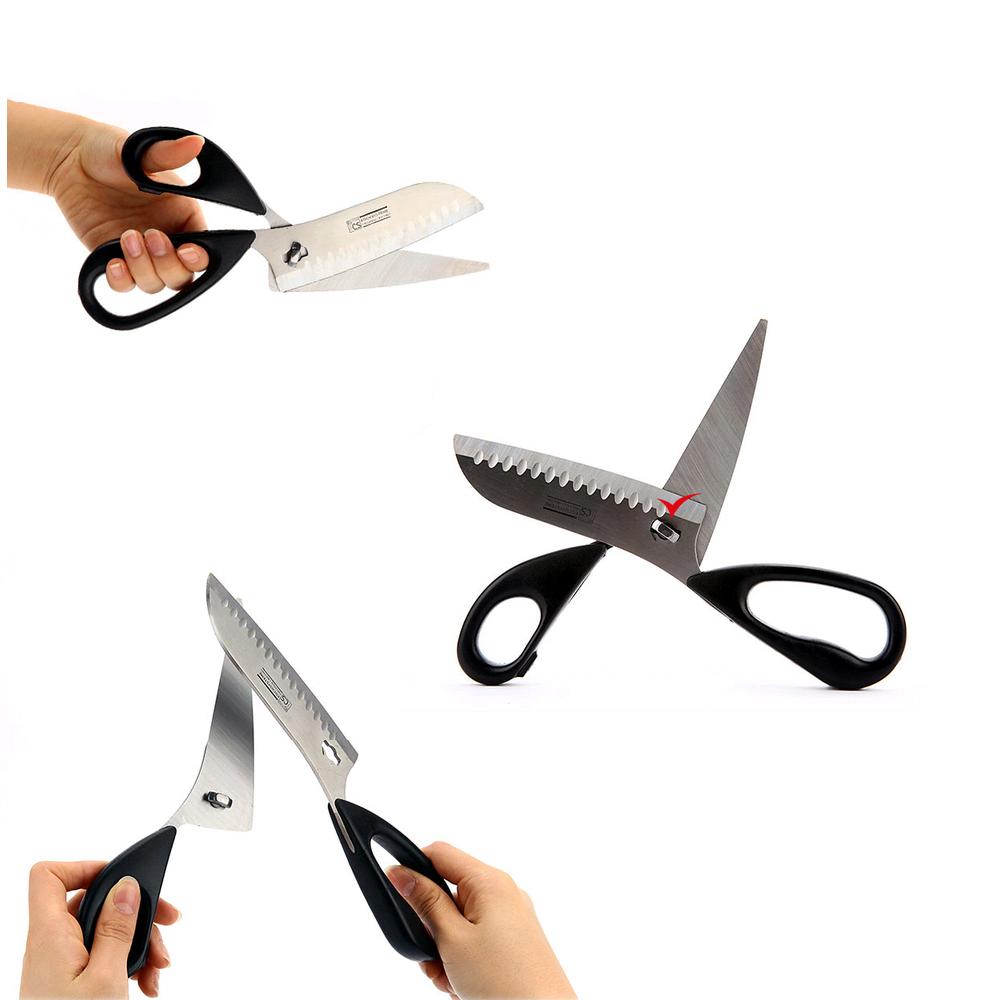 Carl Schmidt Sohn FLORINA Stainless Steel Scissors/Knife Set Black 9.5-Inch