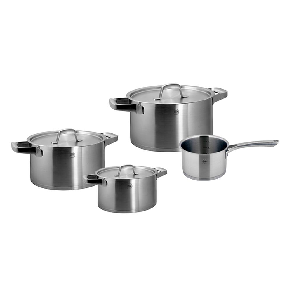 carl schmidt sohn KAISERSTUHL 7-Piece Stainless Steel Stockpot Set with Lids