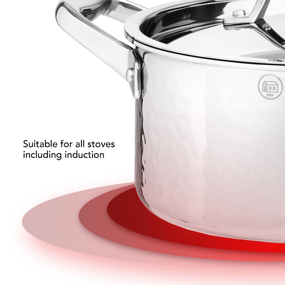 Carl Schmidt Sohn STERN 3.2 Qt. Tri-Ply Stock Pot With Lid