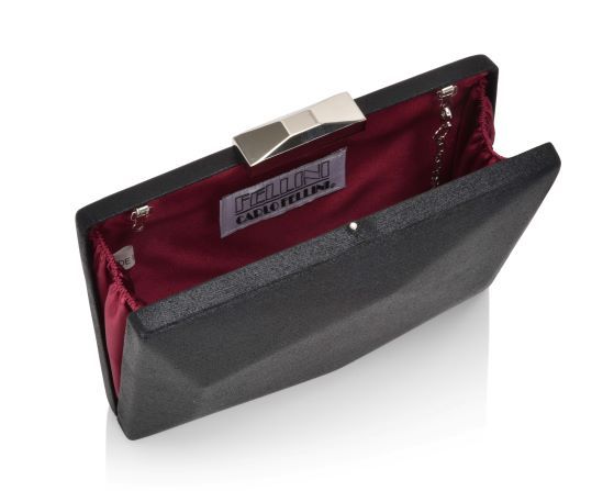 Carlo Fellini Carlo Fellini-Adele Rocky Metallic Clutch (75 19821) (black )