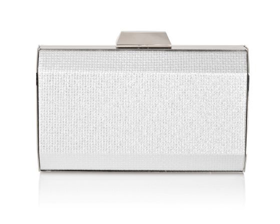 Carlo Fellini Carlo Fellini- Estrella Embellished Metal Frame Clutch (75 19969) (silver)