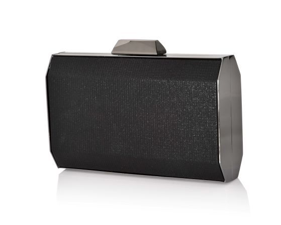 Carlo Fellini Carlo Fellini- Estrella Embellished Metal Frame Clutch (75 19969) (Black)