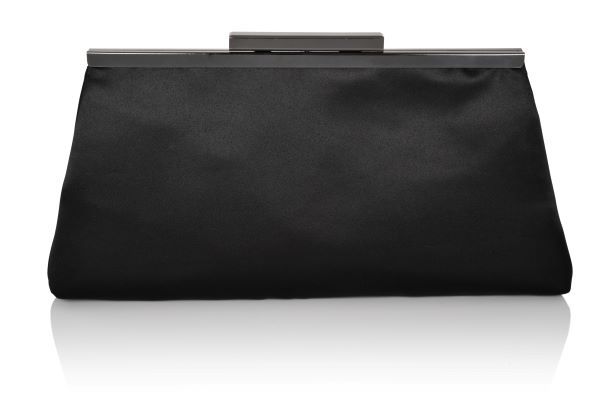 Carlo Fellini Carlo Fellini- Jen Soft Frame Satin Clutch (75 19815) (Black )
