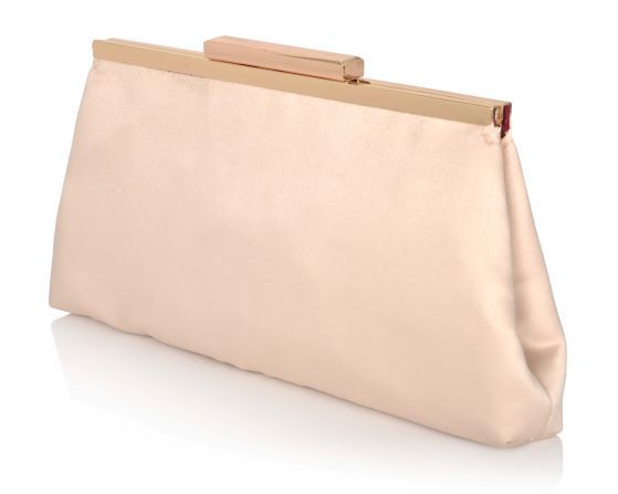Carlo Fellini Carlo Fellini- Jen Soft Frame Satin Clutch (75 19815)(Gold)