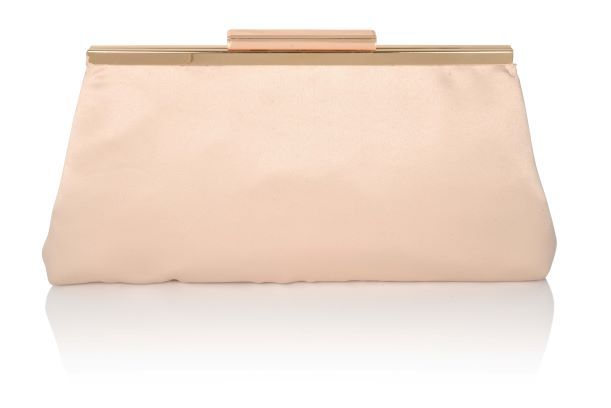 Carlo Fellini Carlo Fellini- Jen Soft Frame Satin Clutch (75 19815)(Gold)