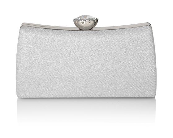 Carlo Fellini Carlo Fellini Rebecca Glittered PVC Clutch (75 19992) (silver)