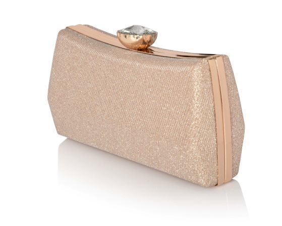 Carlo Fellini Carlo Fellini Rebecca Glittered PVC Clutch (75 19992) (gold)
