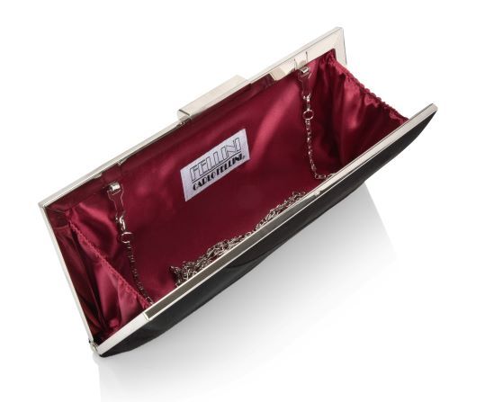 Carlo Fellini Carlo Fellini-Tifa Two-Tone Clutch (75 19897) Black