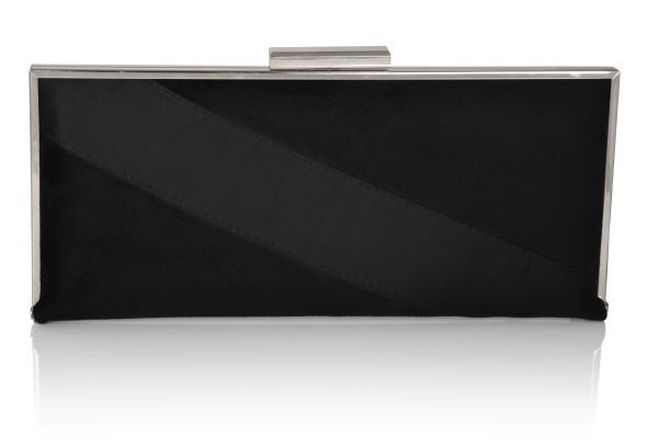 carlo fellini Carlo Fellini-Tifa Two-Tone Clutch (75 19897) Black