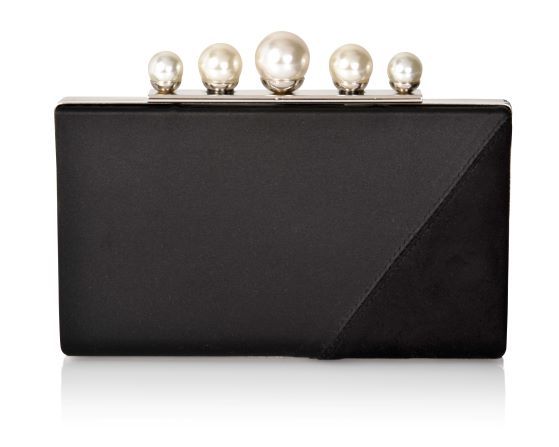 Carlo Fellini Carlo Fellini-Victoria Pearl Clutch (75 19940) (Black)
