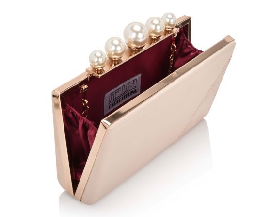 carlo fellini Carlo Fellini-Victoria Pearl Clutch (75 19940) (gold)