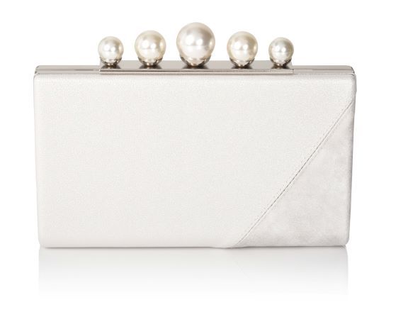 carlo fellini Carlo Fellini-Victoria Pearl Clutch (75 19940) (silver)