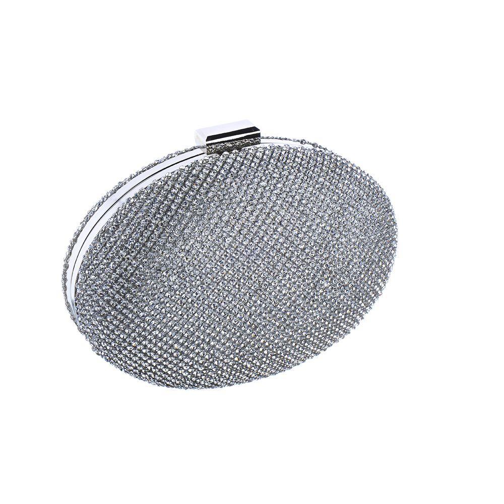 Carlo Fellini Nancy Kyoto Selice Silver Evening Bag (NK 4081)