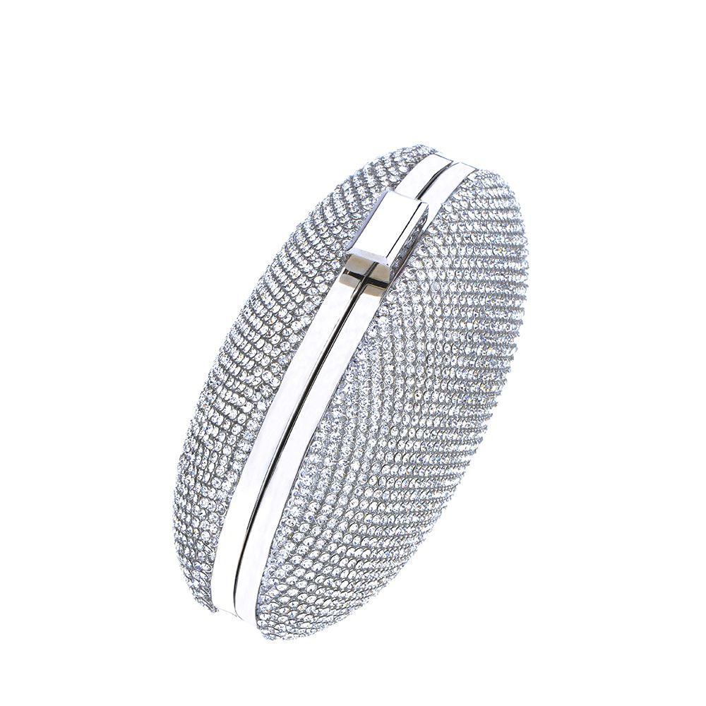 Carlo Fellini Nancy Kyoto Selice Silver Evening Bag (NK 4081)