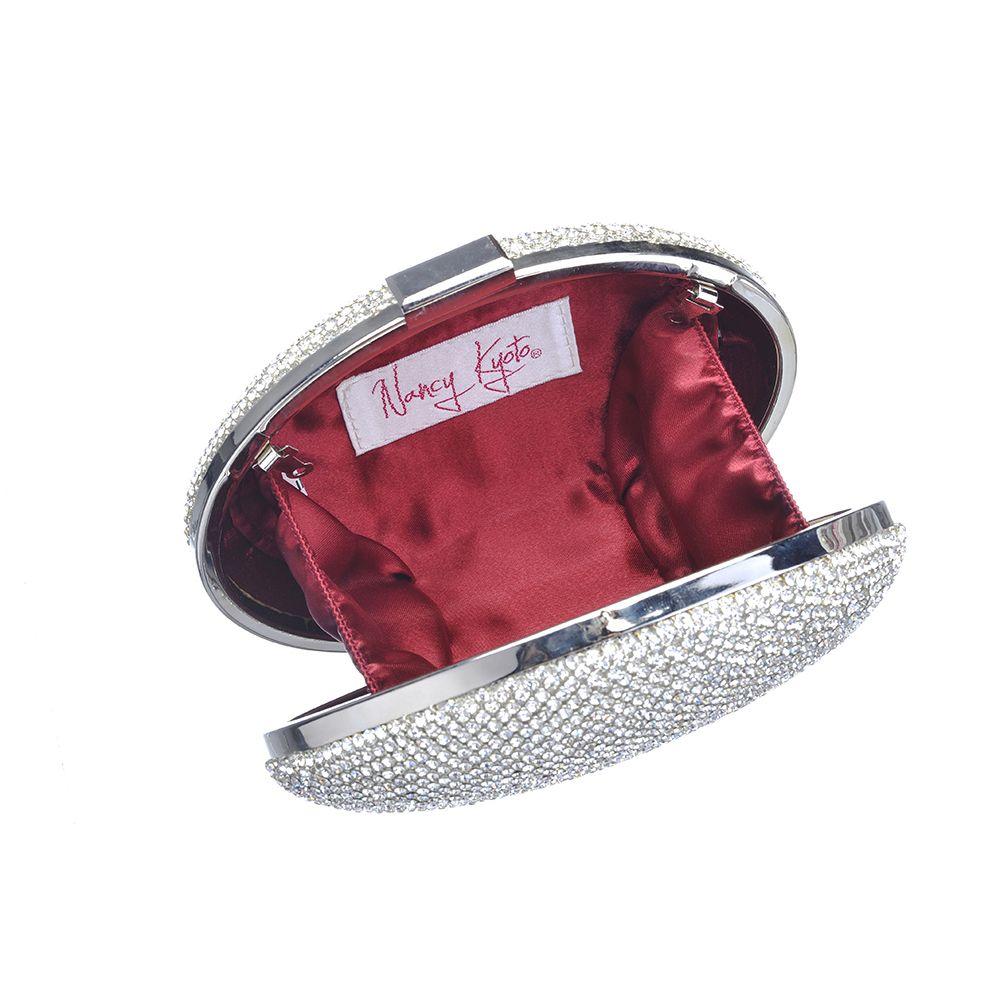 Carlo Fellini Nancy Kyoto Selice Silver Evening Bag (NK 4081)