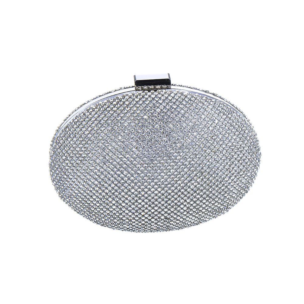 carlo fellini Nancy Kyoto Selice Silver Evening Bag (NK 4081)