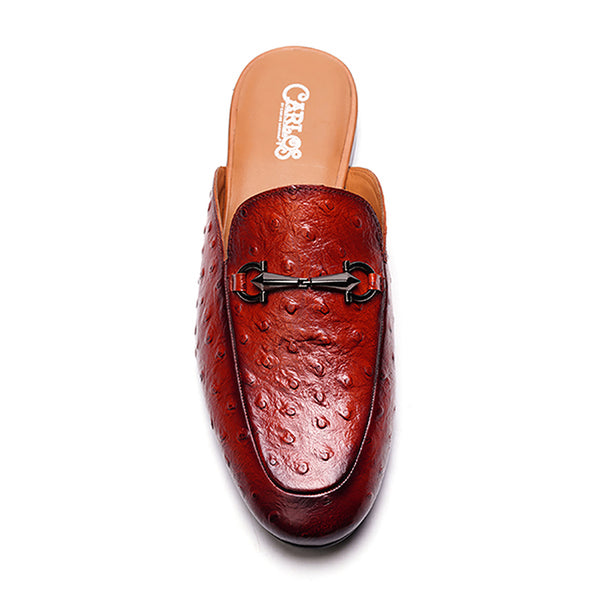 Carlos By Carlos Santana Apollo Bit Slide // Ostrich Tan