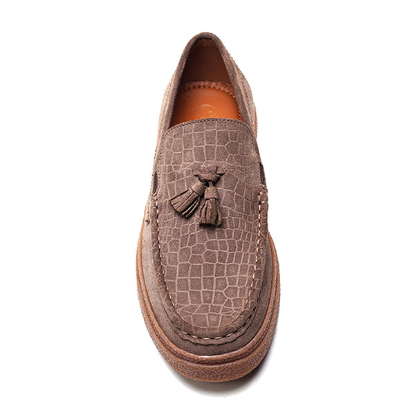 Carlos By Carlos Santana Baez Tassel Loafer // Saloon Brown Suede
