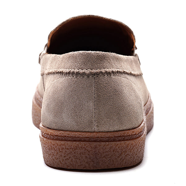 Carlos By Carlos Santana Baez Tassel Sneaker // Earth Grey Suede