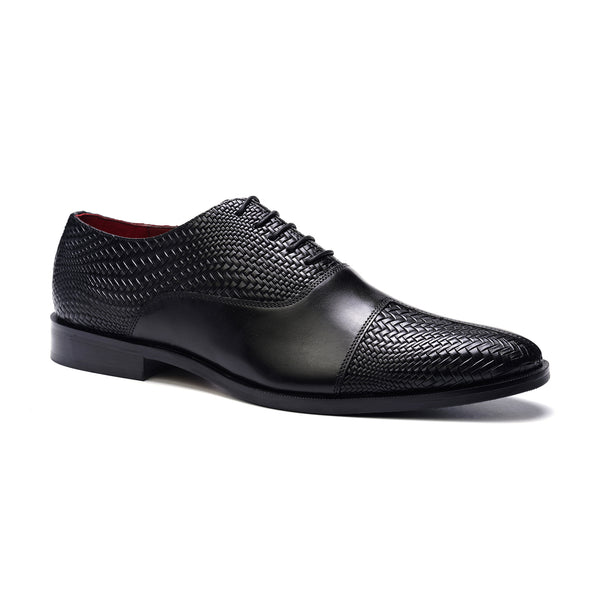 Carlos By Carlos Santana Arlo Cap Toe Oxford // Black