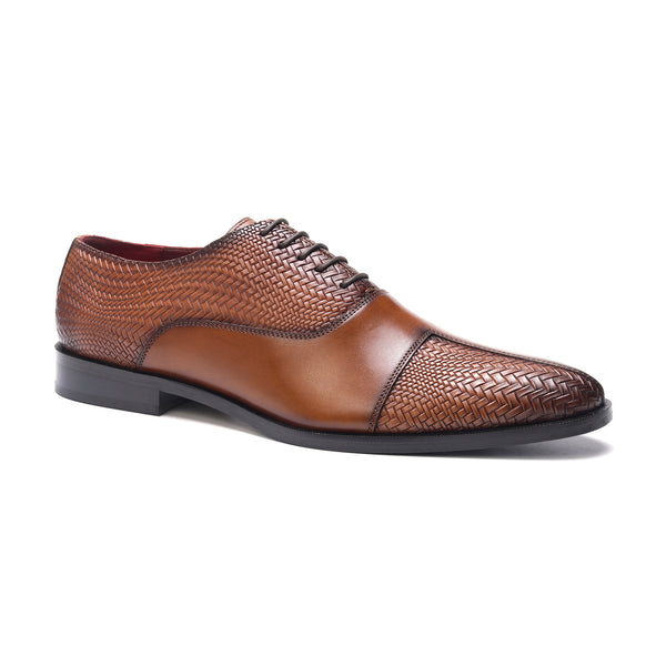 Carlos By Carlos Santana Arlo Cap Toe Oxford // Tan