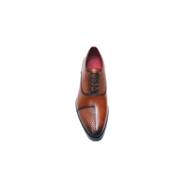 Carlos By Carlos Santana Arlo Cap Toe Oxford // Tan