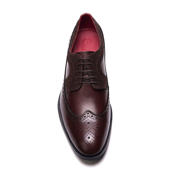 Carlos By Carlos Santana Felix Wingtip Shoe // Brown