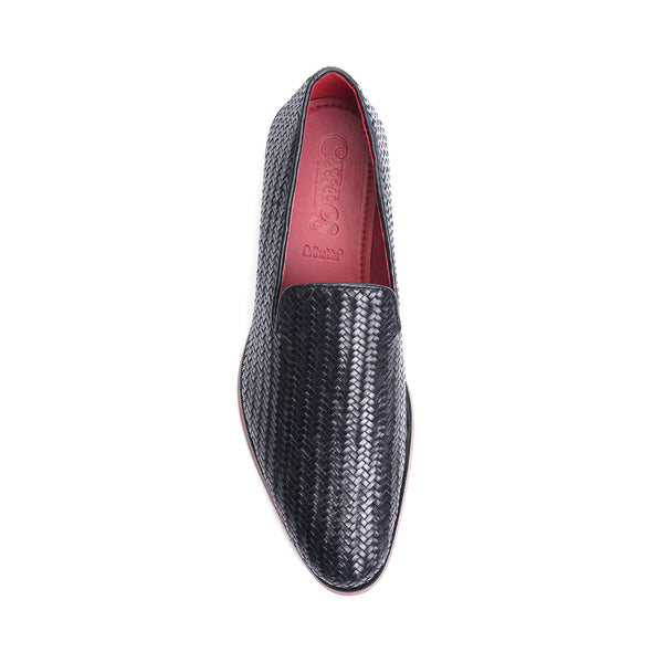 Carlos By Carlos Santana Gibson Weave Loafer // Black