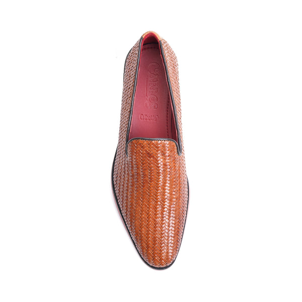 Carlos By Carlos Santana Gibson Weave Loafer // Tan