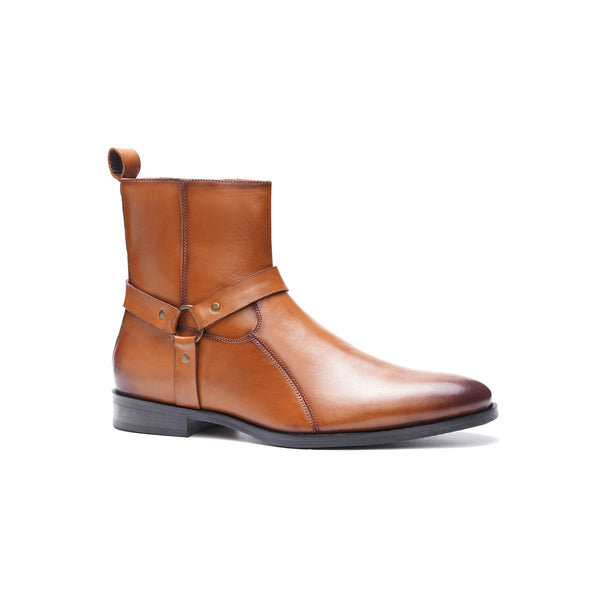 Carlos By Carlos Santana Harley Harness Boot // Tan