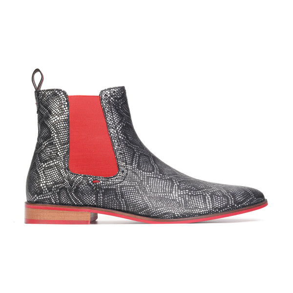 carlos by carlos santana Mantra Snake Print // Black