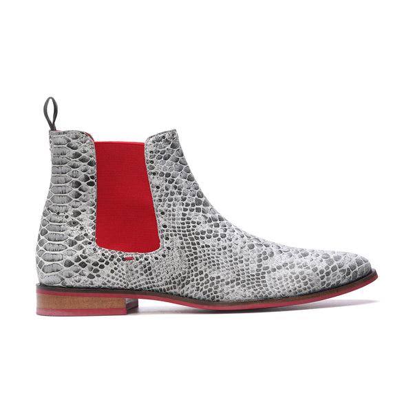 carlos by carlos santana Mantra Snake Print // White