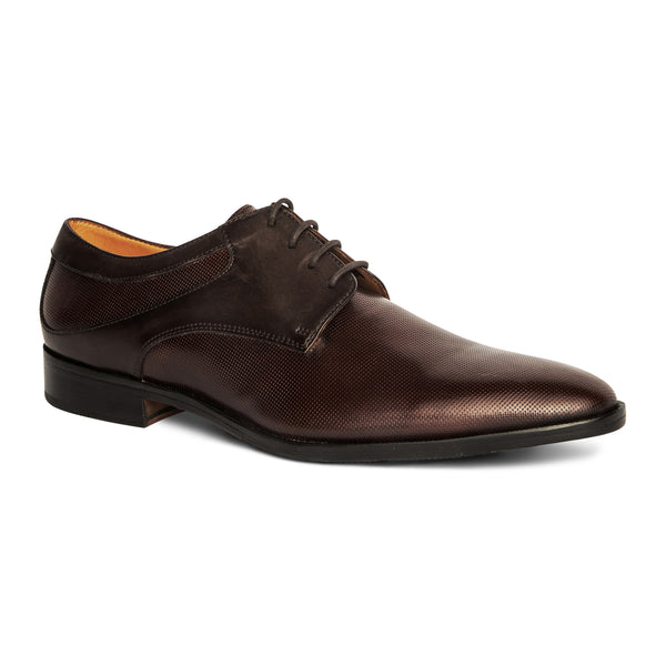 Carlos By Carlos Santana Power Print Oxford // Brown