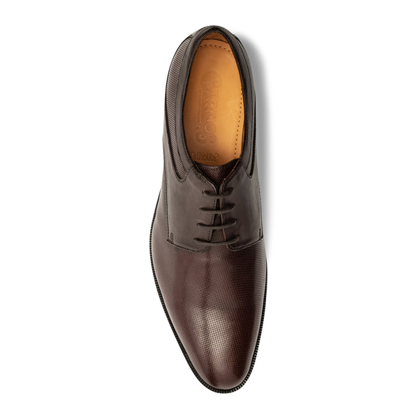 Carlos By Carlos Santana Power Print Oxford // Brown