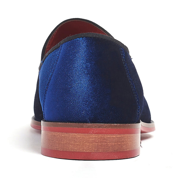 Carlos By Carlos Santana Prince Velvet Loafer // Navy