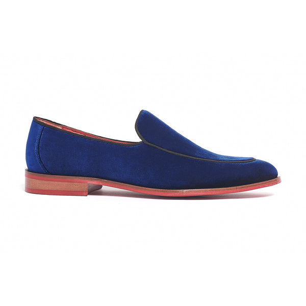 carlos by carlos santana Prince Velvet Loafer // Navy